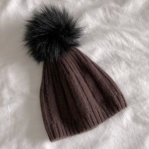Auxiliary Cashmere Pom Beanie